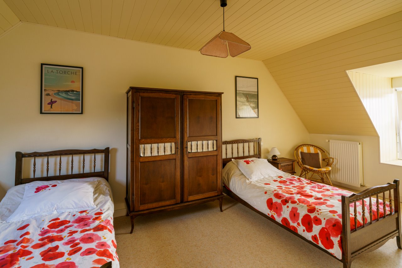 Location de vacances Gite Ty-Heol chambre Coquelicot